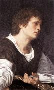SAVOLDO, Giovanni Girolamo Bust of a Youth sg oil on canvas